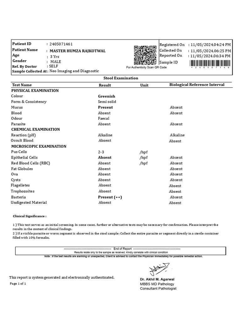 Patient id master humza rajkotwal patient name age gender sample