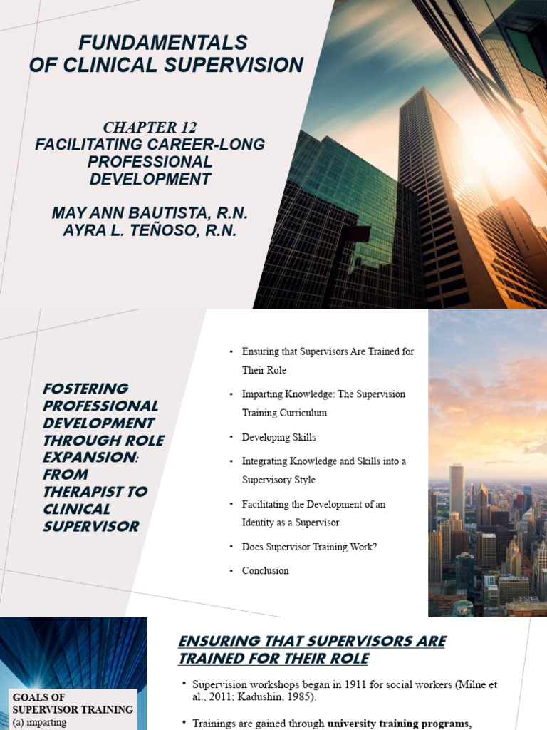 Facilitating Career-Long Professional Development | PDF | Psychology ...