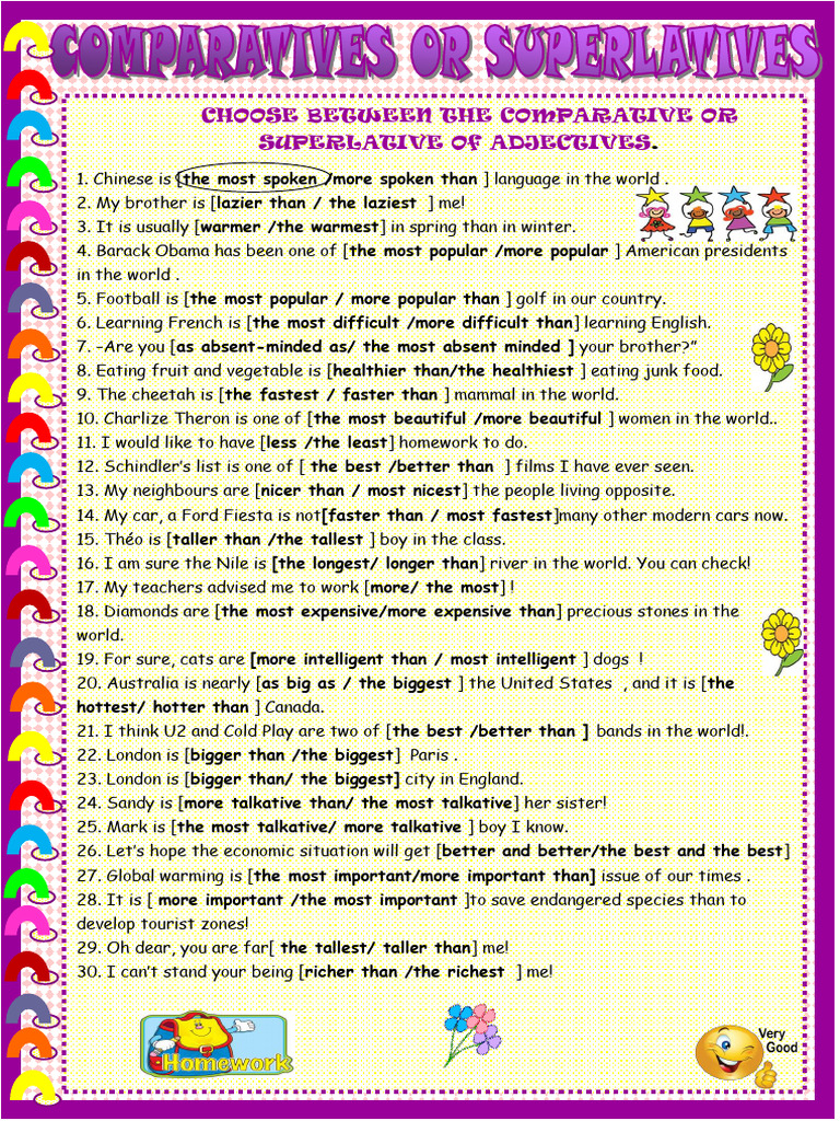 S5 Comparisons So Sánh 4 | PDF | Travel | Language Arts & Discipline