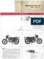 Honda CB350 Owners Manual