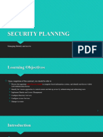Chapter 9 Security Planning - Physical