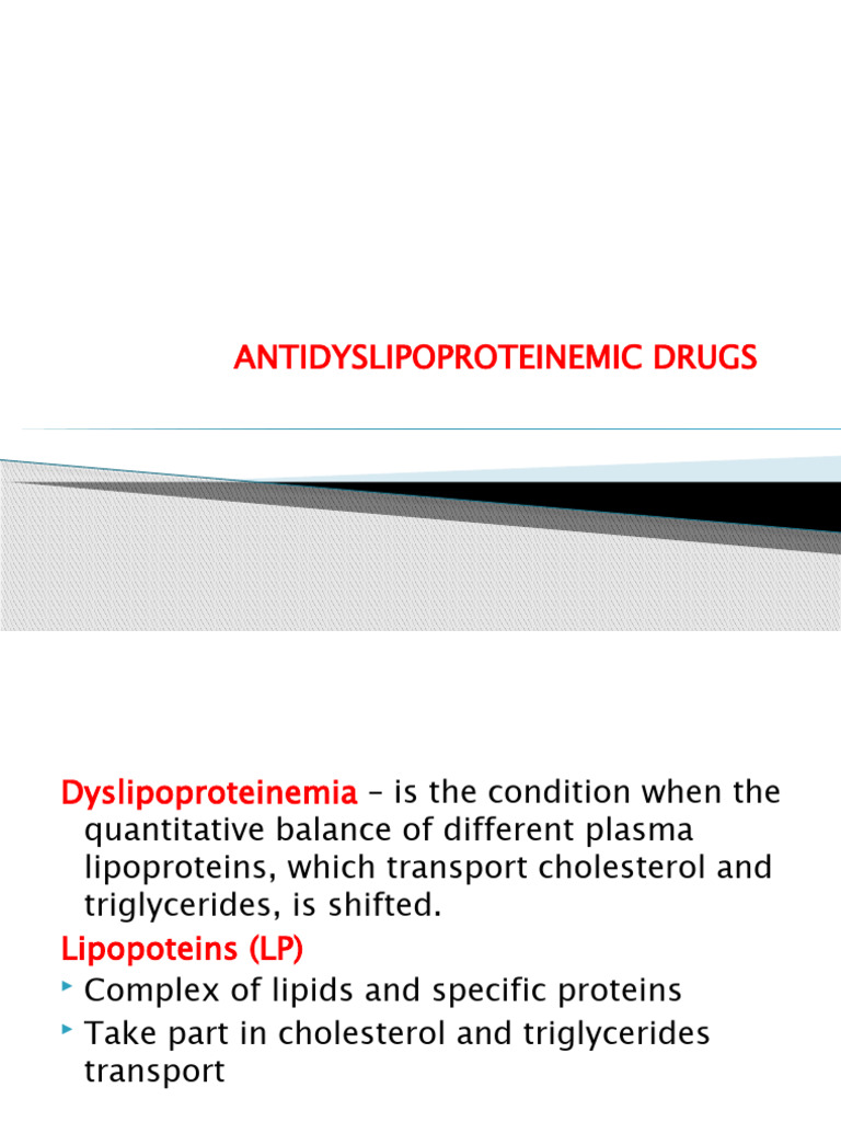 Topic 6 | PDF | Lipoprotein | Low Density Lipoprotein