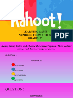 Kahoot #1-29