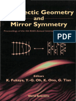 Symplectic Geometry and Mirror Symmetry Fukaya