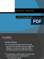 Conflict Management - Type, Transition & Process