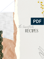 The Essentials: Recipes