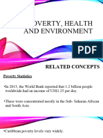Poverty Health and Environment