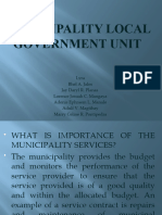What Is The Importance of The Municipality Services