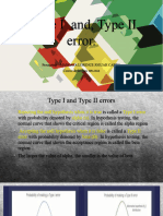 Type I and Type II Errors