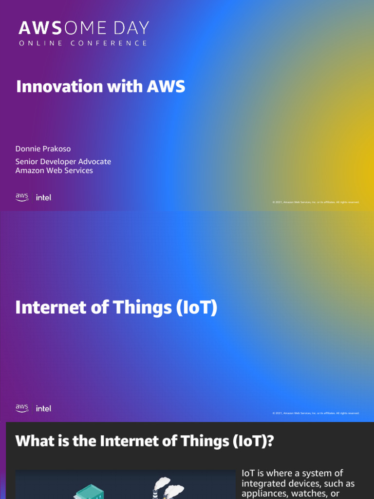 Awsomeday 2021 4 Innovation With Aws Indonesia Pdf Amazon Web