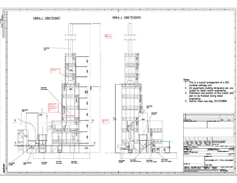 SO2 Scrubber System Diagram | PDF