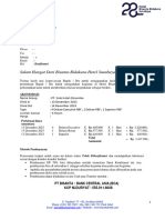 CONFIRMATION LETTER PT SOLO INDAH DINAMIKA