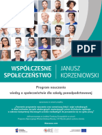 Program Nauczania Wiedzy o Spoleczenstwie Pn. Wspolczesne Spoleczenstwo