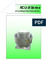 RCU -Series Upblast Centrifugal Roof Exhaust Fan
