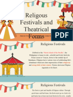 Religous Festivals and Theatrical Forms