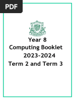 Yr 8 Computing Booklet 2023-24