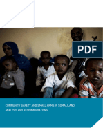Analysis and Recommendations On Community Safety in Somalia