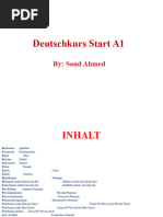 A1-A2 German Grammar Essentials Guide | PDF | Verb | German Language