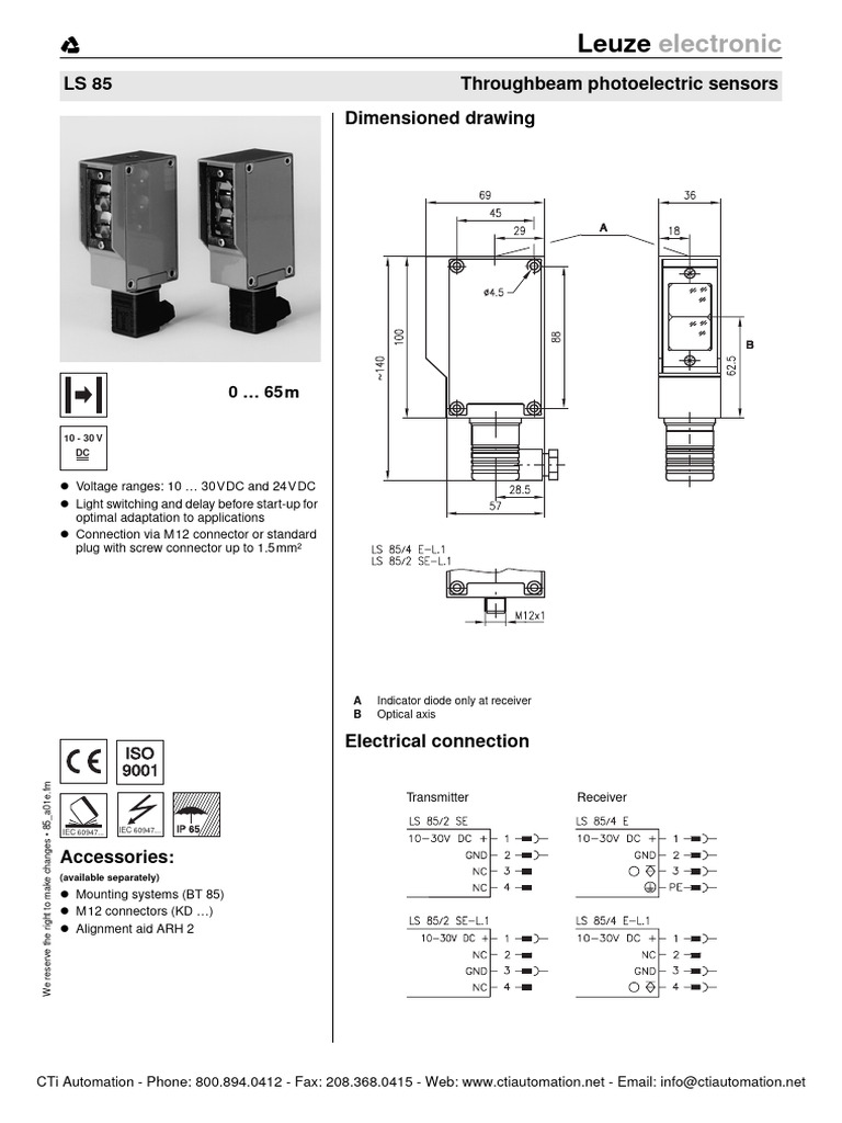 Ls 85 PDF 59aefbd9f27ee+ | PDF | Electrical Connector | Relay