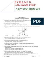 Maths Class Ix Chapter 05 06 and 07 Practice Paper 04 2