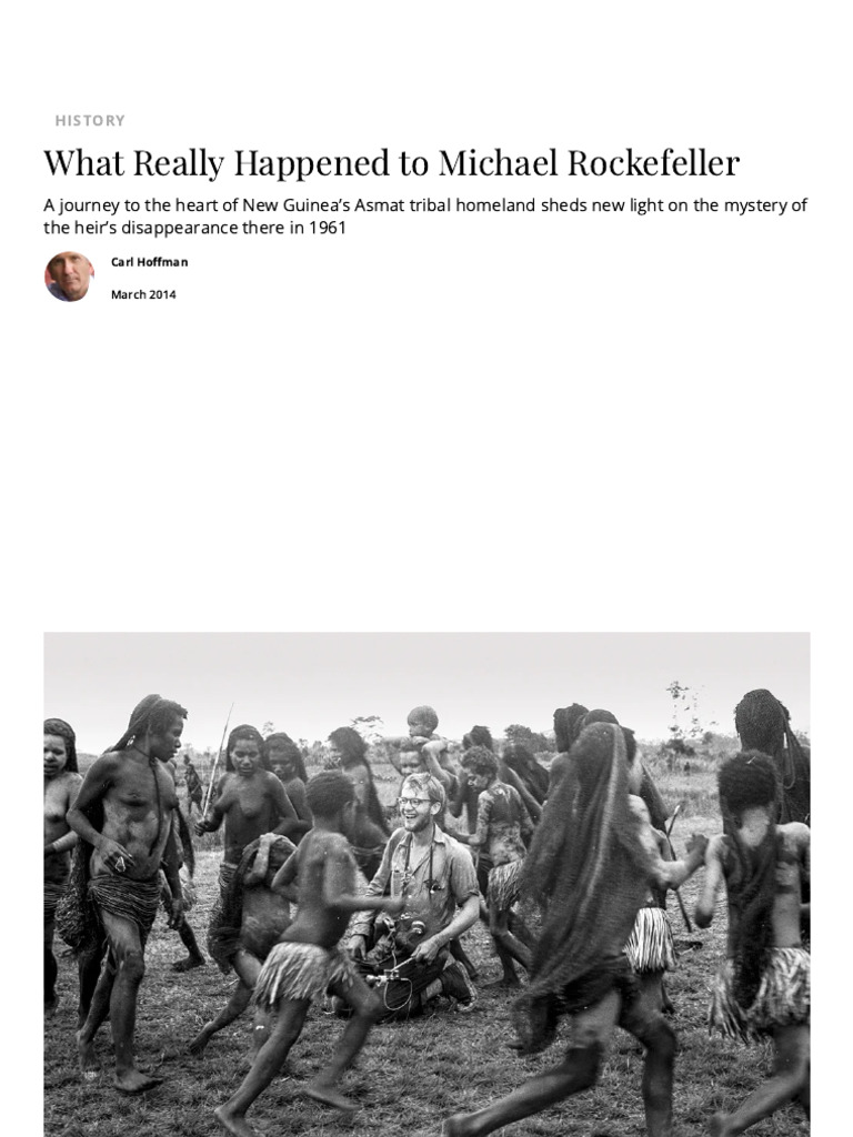 What Really Happened to Michael Rockefeller | PDF