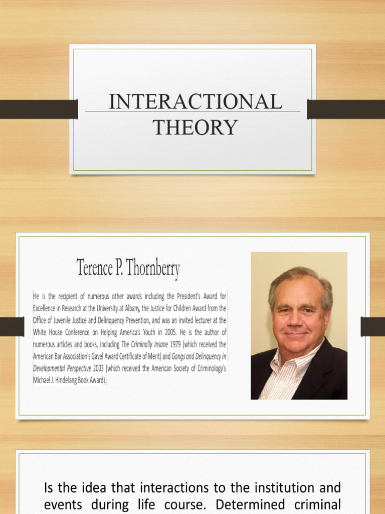 Interactional Theory | PDF | Self-Improvement | Science & Mathematics