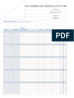IC Project Schedule Template With Gantt Chart 11741