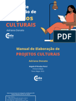 Manual Elaboração de Projetos Culturais