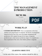 Slides For Magazine Management and Production MCM 306 Topic 1 3