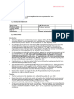 LME Secondary Material Sourcing Attestation Form