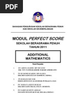 Add Maths Perfect Score Module Form 4 Topical  Logarithm 