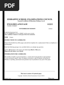 English Green Book