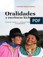 Oralidades y Escrituras Kichwas (Qichwa Quechua) (Fernando Garcés, Armando Muyolema (Eds.), Etc.) (Z-Library)