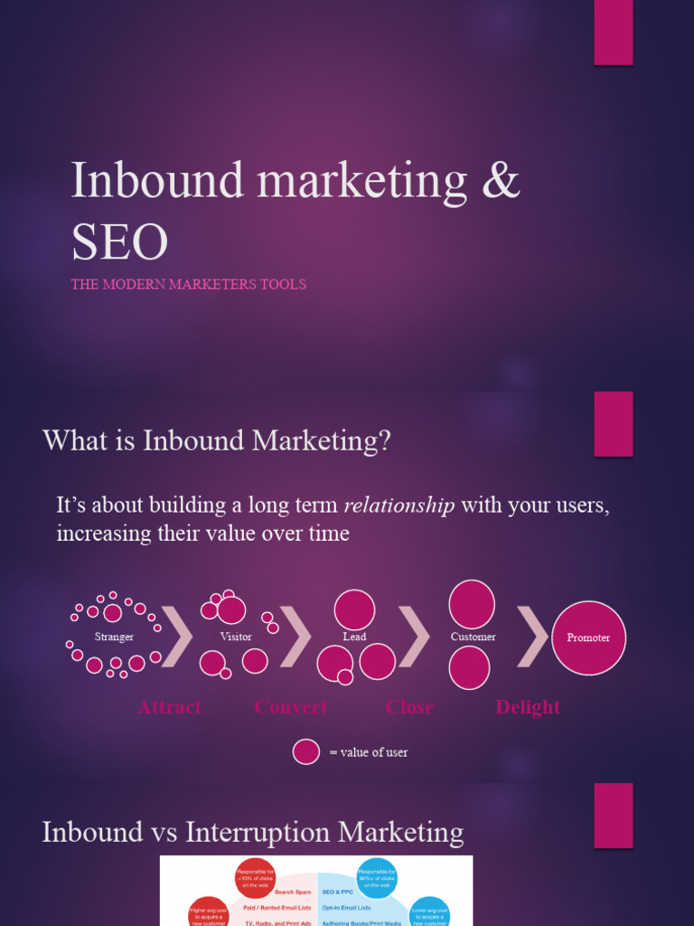Inbound Marketing & SEO | PDF | Search Engine Optimization ...