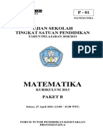 Matematika Paket B P-01