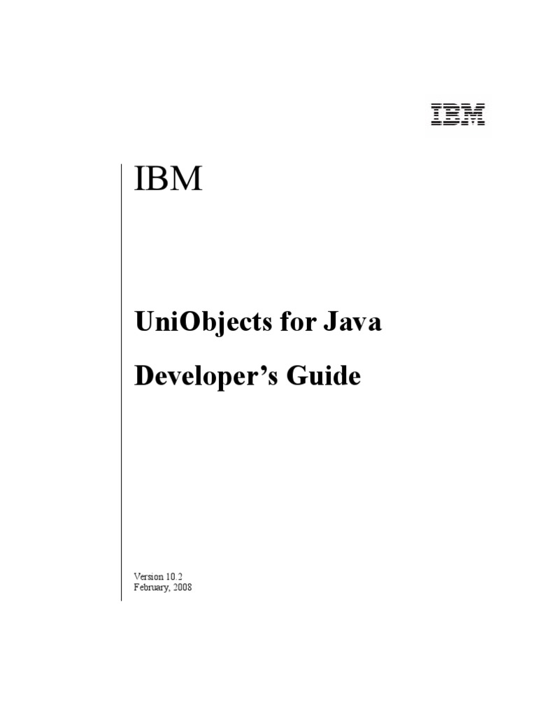 IBM Universe Java | PDF | Method (Computer Programming) | Java ...