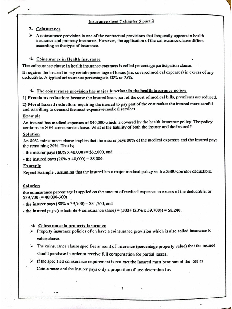 Insurance chp5 Part2 | PDF