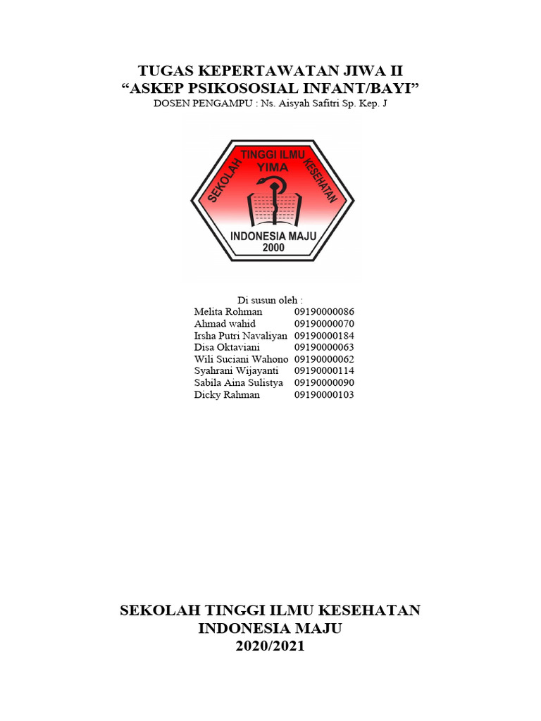 Asuhan Keperawatan Psikososial Bayi | PDF | Kesehatan Holistik