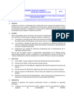 Programación de Intervenciones por Mantenimiento y por Otras Actividades en Equipos del SEIN