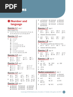 IGCSE Mathematics Textbook Answers