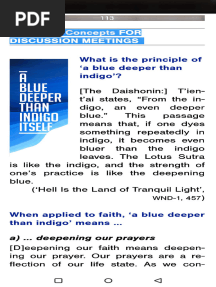 Blue Deeper Than Indigo