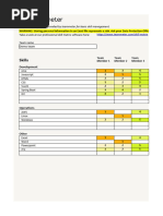 Teammeter Skill Matrix Excel Template