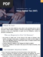 Vat - Ransfer & Business Taxation Enrico D. Tabag