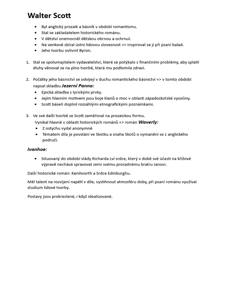 Walter Scott Pdf