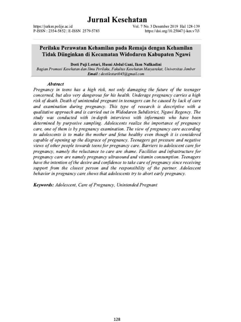 Jurnal Remaja 1 | PDF