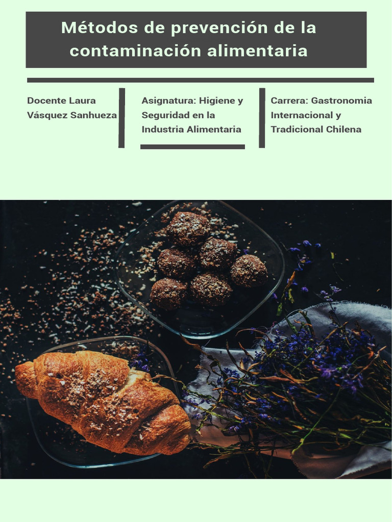 Prevención de Contaminación Alimentaria | PDF | Alimentos | Seguridad ...