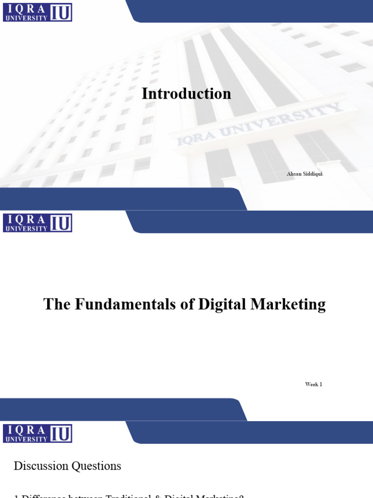 Digital Marketing Fundamentals Explained | PDF | Digital Marketing ...