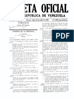 Gaceta Oficial: de La República de Venezuela