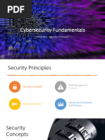 001 - Cybersecurity Fundamentals Security Principles