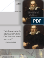 The Life of Galileo Galilei